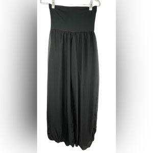 Silk Balloon Pants lined black Italian made